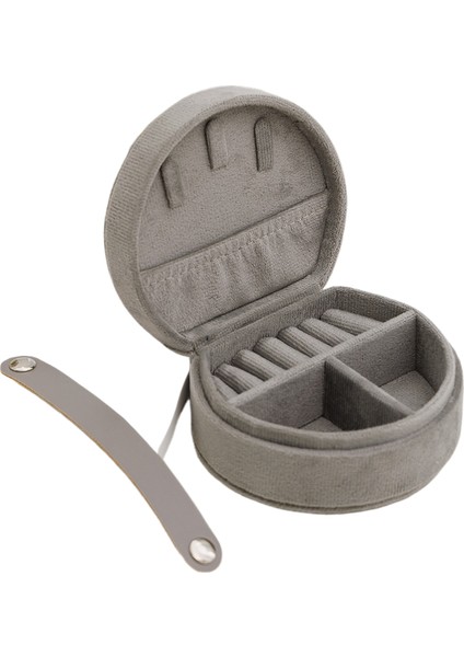 Elde Taşınabilir Mücevher Kutusu Kadife Mini Taşınabilir Düzenleyici (Yurt Dışından)