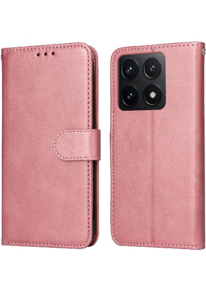 Xiaomi 14T Basit Iş Pu Deri Manyetik Kapaklı Cüzdan Telefon Kılıfı Kart Tutuculu Koruma Kılıfı (Yurt Dışından)