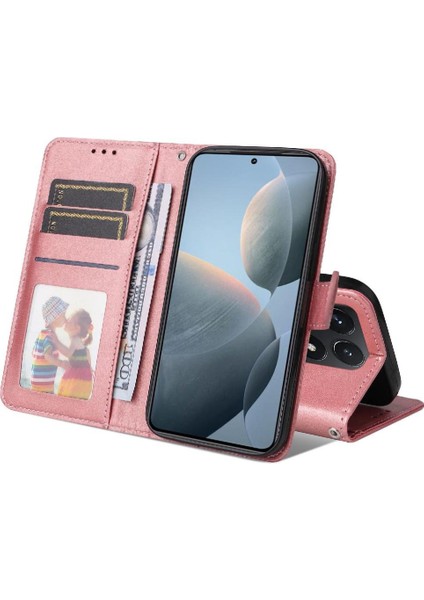 Xiaomi 14T Basit Iş Pu Deri Manyetik Kapaklı Cüzdan Telefon Kılıfı Kart Tutuculu Koruma Kılıfı (Yurt Dışından) indirimleri