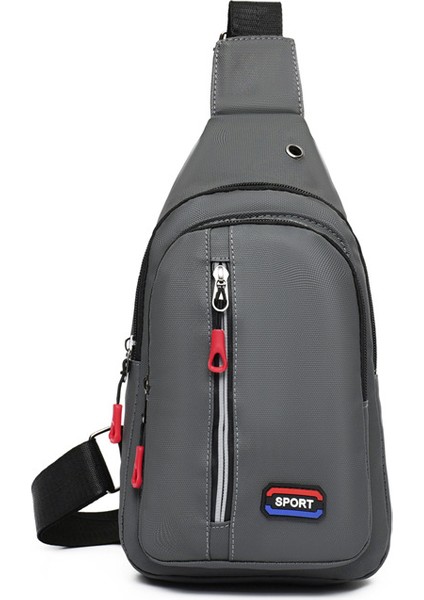 Günlük Spor Binicilik Crossbody Çanta Açık Seyahat Basit Göğüs Çantası Erkek Bozuk Para Çantası (Yurt Dışından)