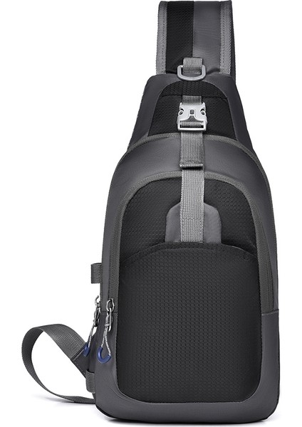 Günlük Göğüs Çantası Erkek Kadın Çok Fonksiyonlu Omuz Çantası Crossbody Çanta Açık Büyük Kapasiteli Spor Cep Telefonu Çantası (Yurt Dışından)