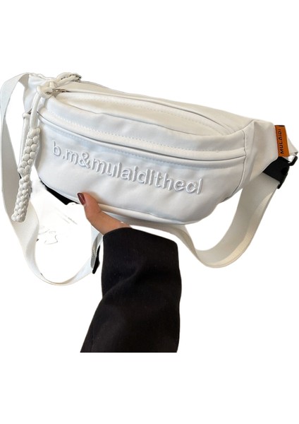 Cep Telefonu Bel Çantası Japon Gelgit Göğüs Çantası Erkek Göğüs Satchel Kadın Günlük Erkek Crossbody Çanta (Yurt Dışından)