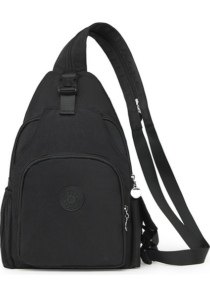 Açık Seyahat Bir Çanta Dört Sırt Çok Fonksiyonlu Eğlence Büyük Kapasiteli Göğüs Çantası Çok Amaçlı Çift Omuz (Yurt Dışından)