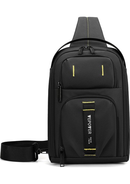 Yeni Iş Göğüs Çantası Commuter Crossbody Çanta Erkek Açık Taşınabilir Çanta Açık Seyahat Göğüs Çantası (Yurt Dışından)