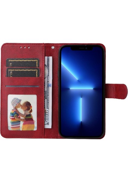 Xiaomi Redmi Note 14 4g Basit Iş Pu Deri Manyetik Kapaklı Cüzdan Telefon Kılıfı Kart Tutuculu Koruma Kılıfı (Yurt Dışından) fırsatları