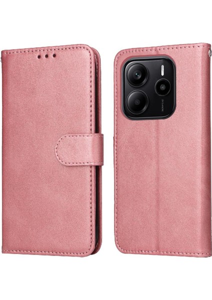 Xiaomi Redmi Note 14 4g Basit Iş Pu Deri Manyetik Kapaklı Cüzdan Telefon Kılıfı Kart Tutuculu Koruma Kılıfı (Yurt Dışından)