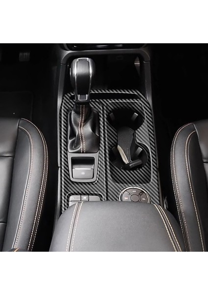 Araba Karbon Fiber Stil Araba Kontrol Vites Paneli Trim Ford Ranger 2023+ Için Su Bardağı Tutucu Ayar Kapağı (Yurt Dışından)
