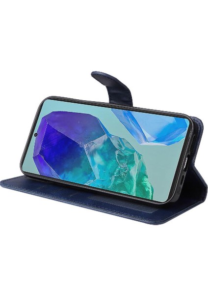 Samsung Galaxy M55 5g Basit Iş Pu Deri Manyetik Kapaklı Cüzdan Telefon Kılıfı Kart Tutuculu Koruma Kılıfı (Yurt Dışından) modelleri