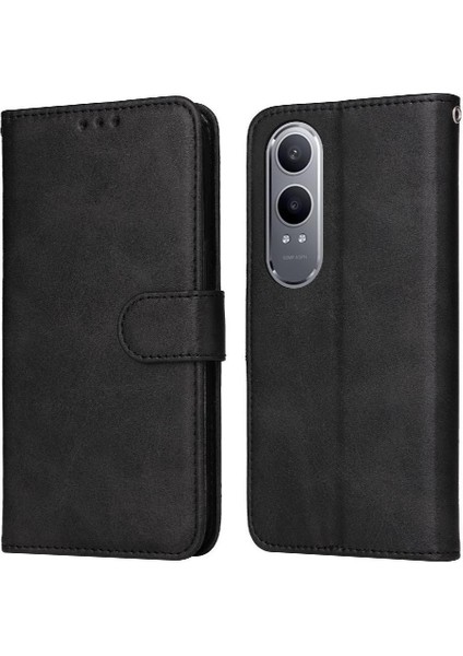 Oneplus Nord Ce4 Lite Basit Iş Pu Deri Manyetik Kapaklı Cüzdan Telefon Kılıfı Kart Tutuculu Koruma Kılıfı (Yurt Dışından)