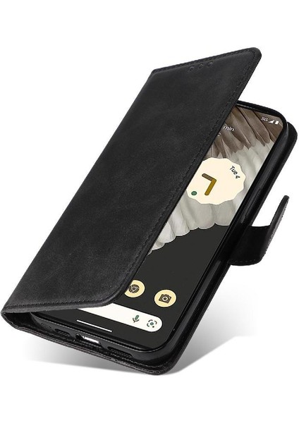 Google Pixel 7 Pro Basit Iş Pu Deri Manyetik Kapaklı Cüzdan Telefon Kılıfı Kart Tutuculu Koruma Kılıfı (Yurt Dışından) fiyatları