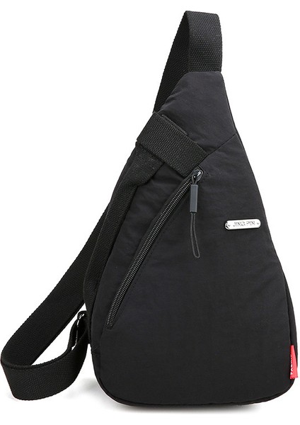 Erkek Göğüs Çantası 2025 Yeni Omuz Gelgit Çantası Japon Naylon Banliyö Bel Çantası Iş Gündelik Çok Fonksiyonlu Crossbody Çanta (Yurt Dışından)