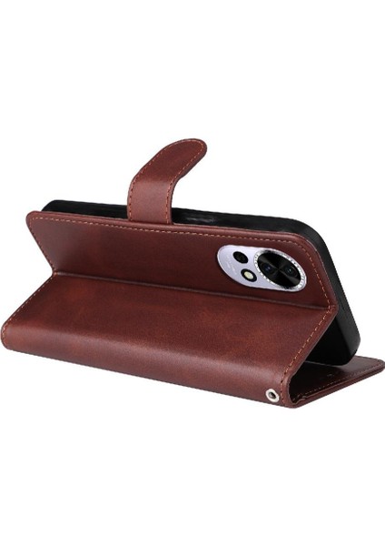 Huawei Nova 13 Basit Iş Pu Deri Manyetik Kapaklı Cüzdan Telefon Kılıfı Kart Tutuculu Koruma Kılıfı (Yurt Dışından) fırsatları