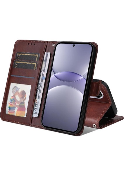 Huawei Nova 13 Basit Iş Pu Deri Manyetik Kapaklı Cüzdan Telefon Kılıfı Kart Tutuculu Koruma Kılıfı (Yurt Dışından) indirimleri