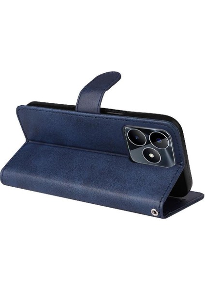 Realme Note 50 4g Basit Iş Pu Deri Manyetik Kapaklı Cüzdan Telefon Kılıfı Kart Tutuculu Koruma Kılıfı (Yurt Dışından) fiyatları