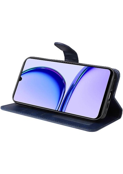 Realme Note 50 4g Basit Iş Pu Deri Manyetik Kapaklı Cüzdan Telefon Kılıfı Kart Tutuculu Koruma Kılıfı (Yurt Dışından) fırsatları