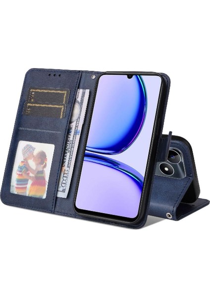 Realme Note 50 4g Basit Iş Pu Deri Manyetik Kapaklı Cüzdan Telefon Kılıfı Kart Tutuculu Koruma Kılıfı (Yurt Dışından) indirimleri