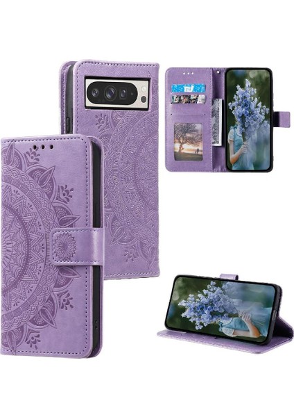 Google Piksel 9 Pro Xl Için Flip Case Cüzdan Kılıf Pu Deri Kickstand (Yurt Dışından)