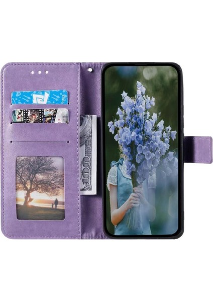 Google Piksel 9 Pro Xl Için Flip Case Cüzdan Kılıf Pu Deri Kickstand (Yurt Dışından)