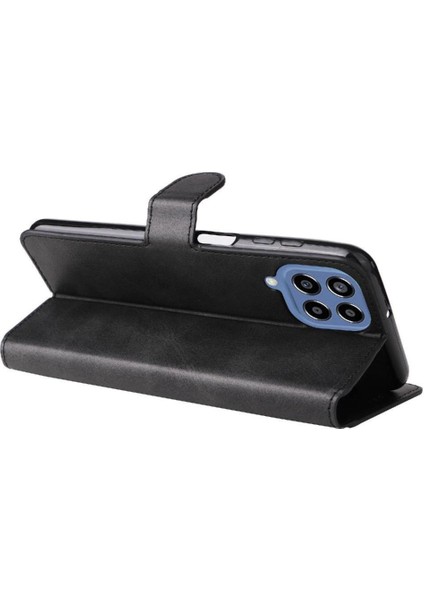 Samsung Galaxy M33 5g Basit Iş Pu Deri Manyetik Kapaklı Cüzdan Telefon Kılıfı Kart Tutuculu Koruma Kılıfı (Yurt Dışından) fiyatları