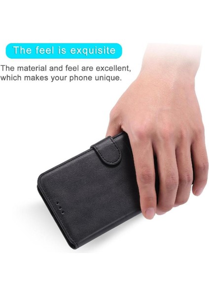 Samsung Galaxy M33 5g Basit Iş Pu Deri Manyetik Kapaklı Cüzdan Telefon Kılıfı Kart Tutuculu Koruma Kılıfı (Yurt Dışından) fırsatları