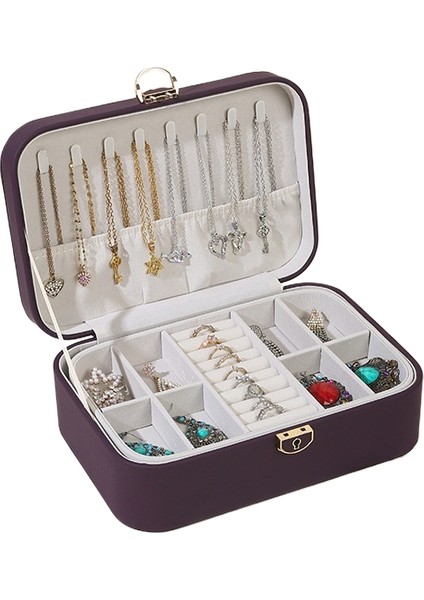Taşınabilir Seyahat Mücevher Kutusu Düzenleyici (Yurt Dışından)