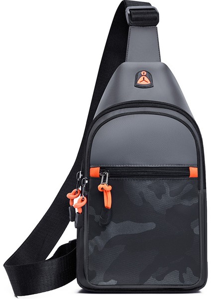 Yeni Gündelik Göğüs Çantası Erkek Iş Basit Küçük Sırt Çantası Kadın Sokak Trendi Tek Omuz Çapraz Askılı Çanta (Yurt Dışından)