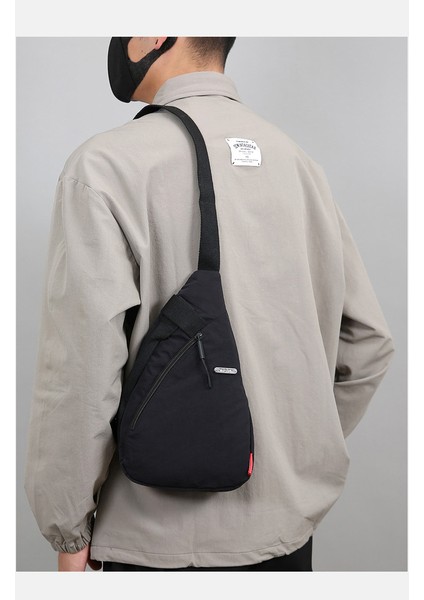 Erkek Göğüs Çantası 2025 Yeni Omuz Gelgit Çantası Japon Naylon Banliyö Bel Çantası Iş Gündelik Çok Fonksiyonlu Crossbody Çanta (Yurt Dışından) modelleri