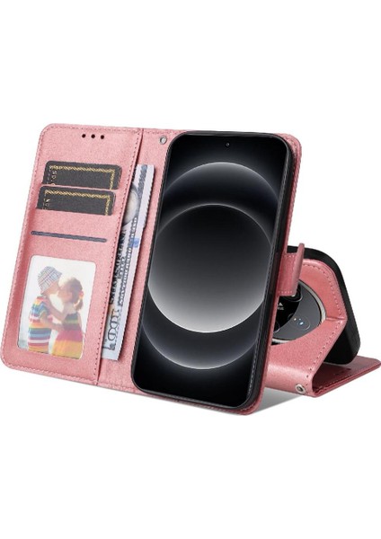Xiaomi 14 Ultra Basit Iş Pu Deri Manyetik Kapaklı Cüzdan Telefon Kılıfı Kart Tutuculu Koruma Kılıfı (Yurt Dışından) indirimleri