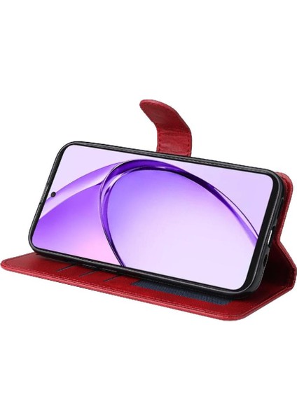 Oppo A80 5g Basit Iş Pu Deri Manyetik Kapaklı Cüzdan Telefon Kılıfı Kart Tutuculu Koruma Kılıfı (Yurt Dışından) fırsatları
