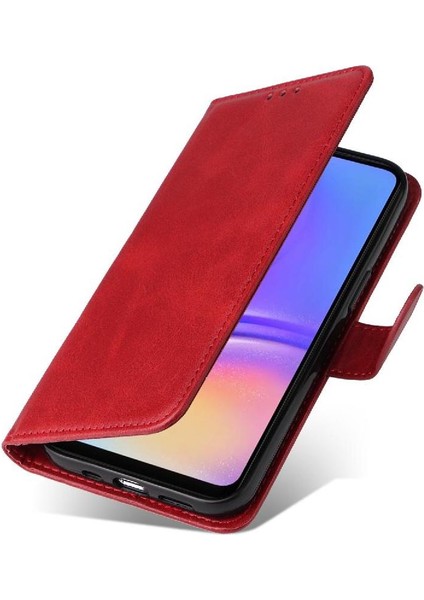 Samsung Galaxy A06 Basit Iş Pu Deri Manyetik Kapaklı Cüzdan Telefon Kılıfı Kart Tutuculu Koruma Kılıfı (Yurt Dışından) fırsatları