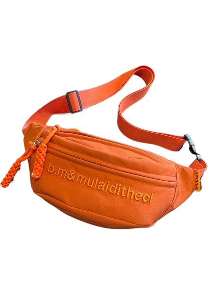 Cep Telefonu Bel Çantası Japon Gelgit Göğüs Çantası Erkek Göğüs Satchel Kadın Günlük Erkek Crossbody Çanta (Yurt Dışından)