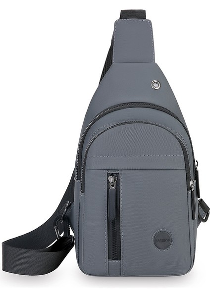 Moda Çok Yönlü Çok Bölmeli Göğüs Çantası Erkek Iş Commuting Çapraz Vücut Çantası Açık Spor Eğlence Omuz Çantası Kore Versiyonu (Yurt Dışından)