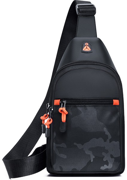 Yeni Gündelik Göğüs Çantası Erkek Iş Basit Küçük Sırt Çantası Kadın Sokak Trendi Tek Omuz Çapraz Askılı Çanta (Yurt Dışından)