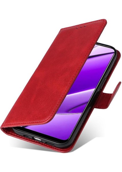 Realme 11 4g Basit Iş Pu Deri Manyetik Kapaklı Cüzdan Telefon Kılıfı Kart Tutuculu Koruma Kılıfı (Yurt Dışından) modelleri