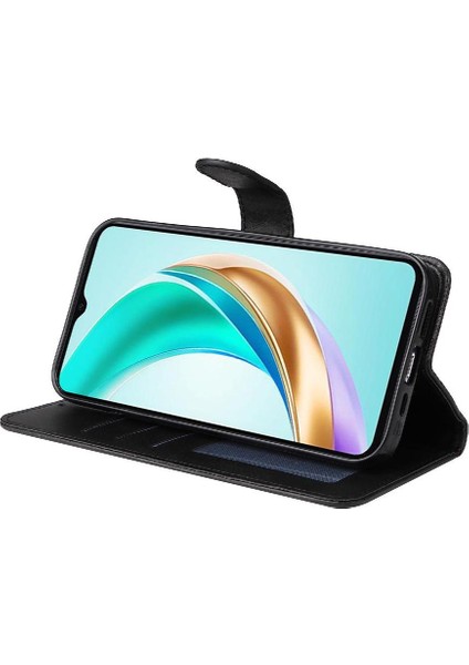 Honor X6B 4g Basit Iş Pu Deri Manyetik Kapaklı Cüzdan Telefon Kılıfı Kart Tutuculu Koruma Kılıfı (Yurt Dışından) fiyatları