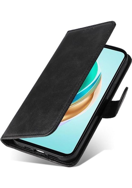 Honor X6B 4g Basit Iş Pu Deri Manyetik Kapaklı Cüzdan Telefon Kılıfı Kart Tutuculu Koruma Kılıfı (Yurt Dışından) fırsatları