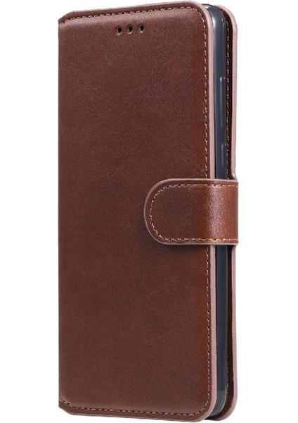 Oneplus Nord N10 5g Basit Iş Pu Deri Manyetik Kapaklı Cüzdan Telefon Kılıfı Kart Tutuculu Koruma Kılıfı (Yurt Dışından)