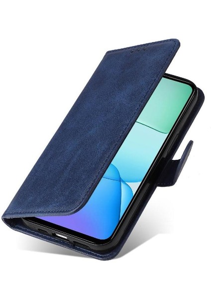 Xiaomi Poco M6 4g Basit Iş Pu Deri Manyetik Kapaklı Cüzdan Telefon Kılıfı Kart Tutuculu Koruma Kılıfı (Yurt Dışından) indirimleri