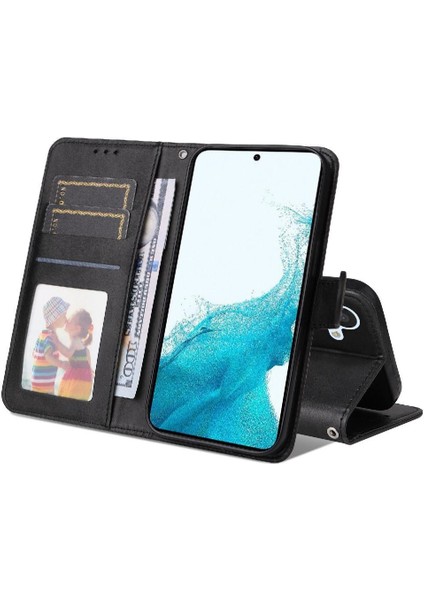 Samsung Galaxy A34 5g Basit Iş Pu Deri Manyetik Kapaklı Cüzdan Telefon Kılıfı Kart Tutuculu Koruma Kılıfı (Yurt Dışından) indirimleri