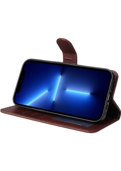 Motorola Moto G05 Basit Iş Pu Deri Manyetik Kapaklı Cüzdan Telefon Kılıfı Kart Tutuculu Koruma Kılıfı (Yurt Dışından) modelleri