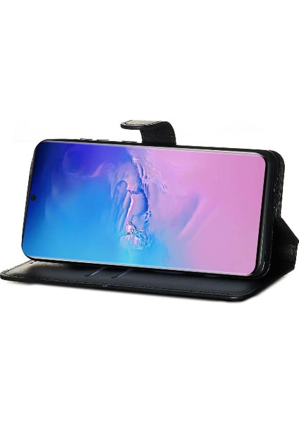 Samsung Galaxy S20 Ultra Basit Iş Pu Deri Manyetik Kapaklı Cüzdan Telefon Kılıfı Kart Tutuculu Koruma Kılıfı (Yurt Dışından) modelleri
