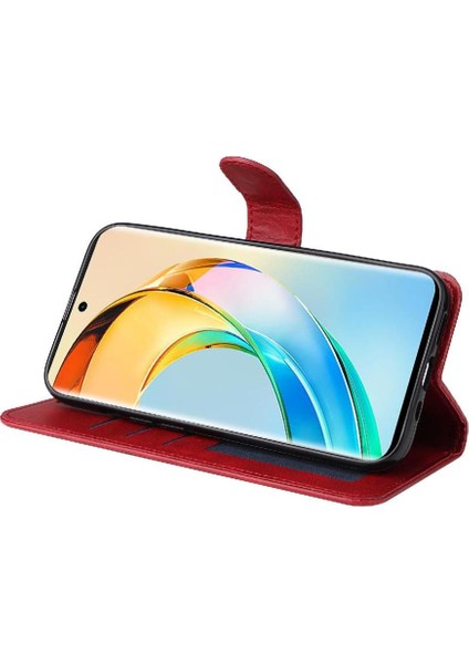 Honor X9B Basit Iş Pu Deri Manyetik Kapaklı Cüzdan Telefon Kılıfı Kart Tutuculu Koruma Kılıfı (Yurt Dışından) modelleri