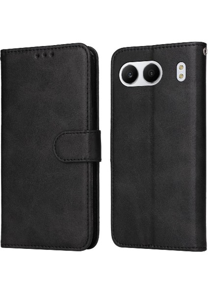Oneplus Nord 4 5g Basit Iş Pu Deri Manyetik Kapaklı Cüzdan Telefon Kılıfı Kart Tutuculu Koruma Kılıfı (Yurt Dışından)