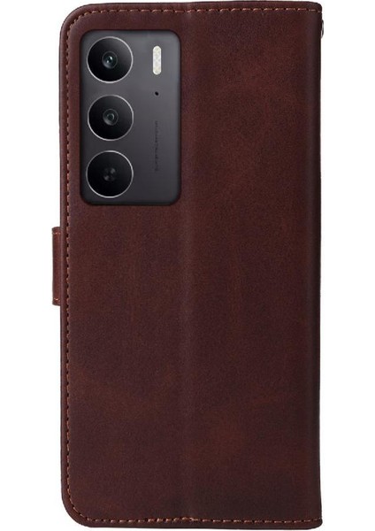 Realme C75 4g Basit Iş Pu Deri Manyetik Kapaklı Cüzdan Telefon Kılıfı Kart Tutuculu Koruma Kılıfı (Yurt Dışından) fiyatları