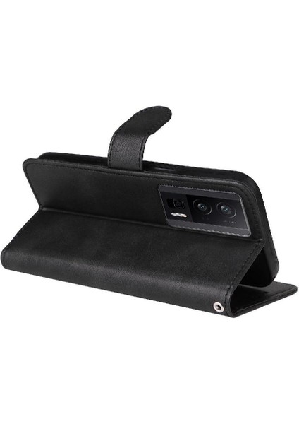 Xiaomi Poco F5 Pro Basit Iş Pu Deri Manyetik Kapaklı Cüzdan Telefon Kılıfı Kart Tutuculu Koruma Kılıfı (Yurt Dışından) modelleri