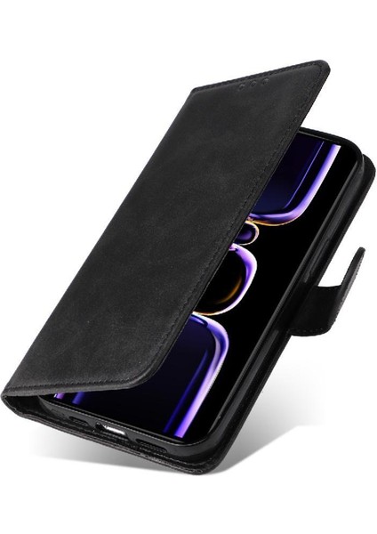 Xiaomi Poco F5 Pro Basit Iş Pu Deri Manyetik Kapaklı Cüzdan Telefon Kılıfı Kart Tutuculu Koruma Kılıfı (Yurt Dışından) indirimleri