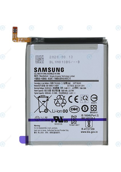 Samsung Galaxy M31 Pil Batarya SM-M317 EB-BM317ABY 5830 Mah