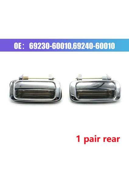 Araba Arka Sol + Sağ Dış Dış Kapı Kolu 69230-60010,69240-60010 Toyota Land Cruiser 80 LC80 1991-1997 Için (Yurt Dışından) fırsatları