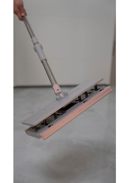Elite Büyük Boy Otomatik Click Mop Bas Bırak Temassız Hijyenik - 8 Bez Hediyeli ve Yenilikçi Çözüm Mop 1 Adet