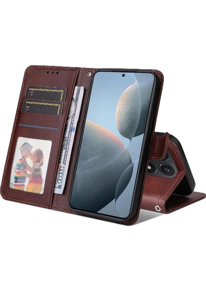 Xiaomi 14T Basit Iş Pu Deri Manyetik Kapaklı Cüzdan Telefon Kılıfı Kart Tutuculu Koruma Kılıfı (Yurt Dışından) indirimleri